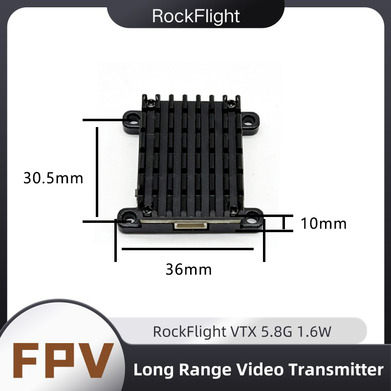 RockFlight TX663 VTX 5.8G 48CH - đánh giá và giá Drone Racing Frame
