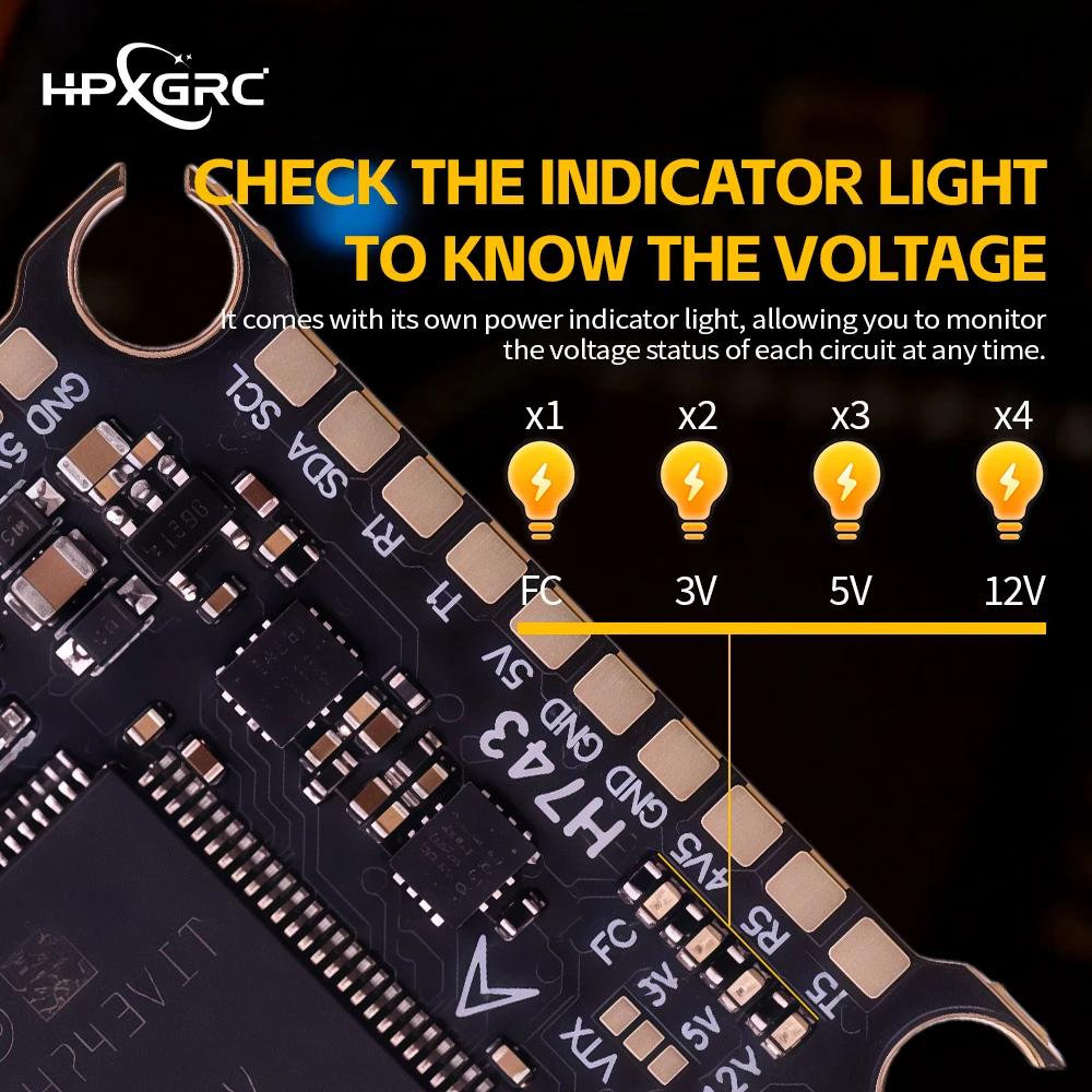HPXGRC H743 Flight Controller  - đánh giá và giá Betaflight Fc F7